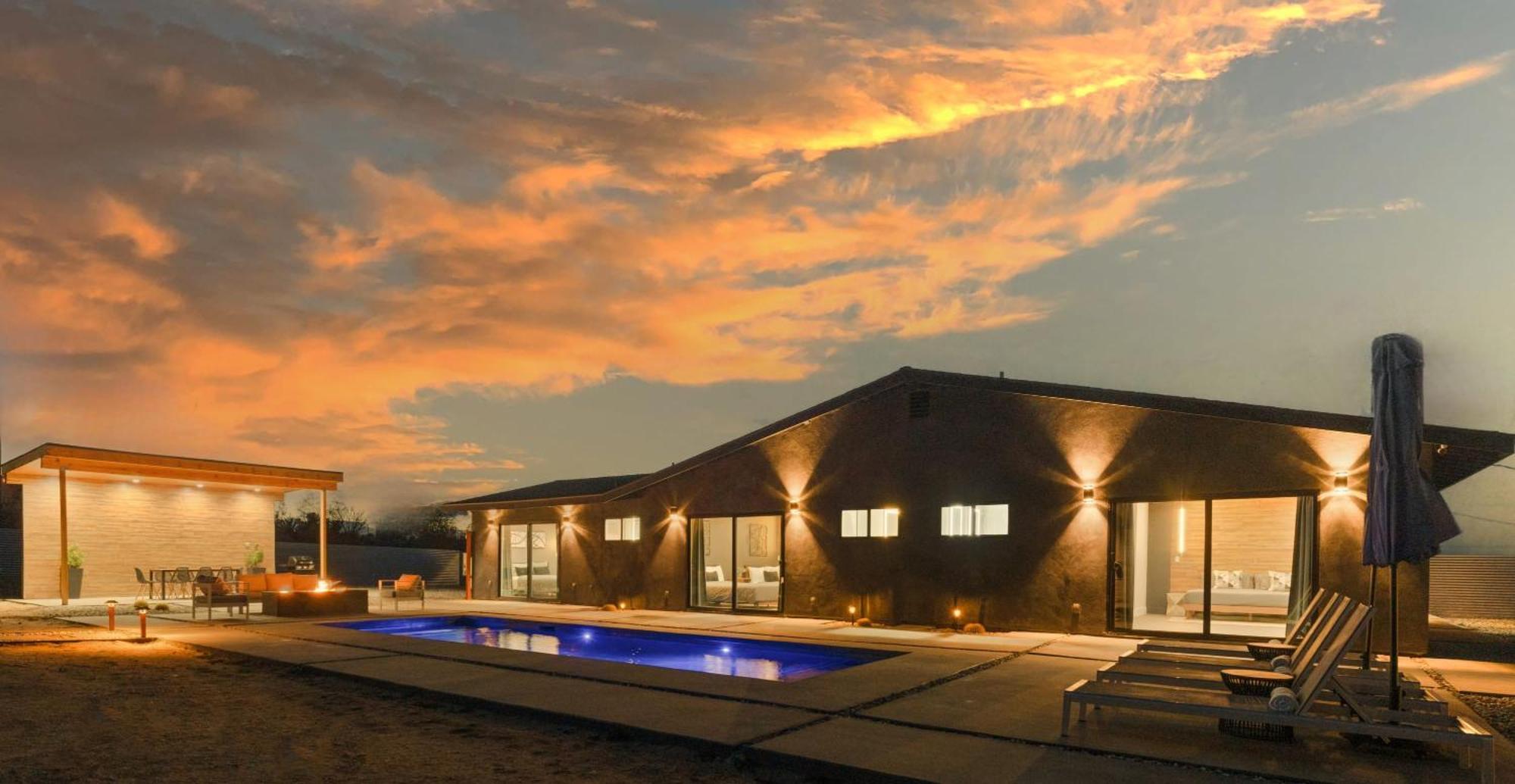 Luxury Retreat Villa Joshua Tree Exterior foto